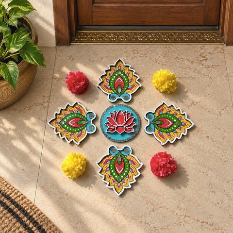 Heritage Bloom Rangoli