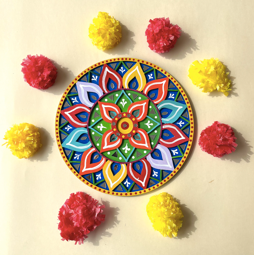 Joyful Bloom Rangoli