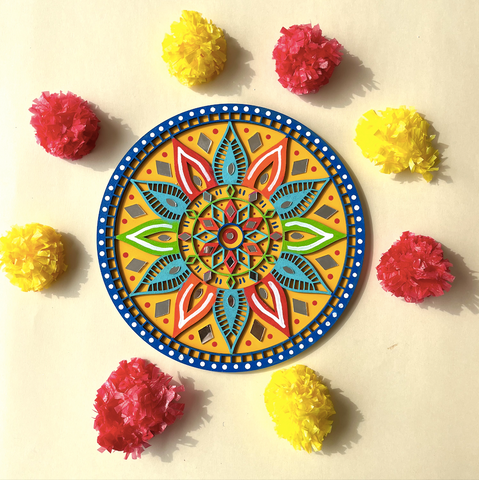 Vibrant Rangoli