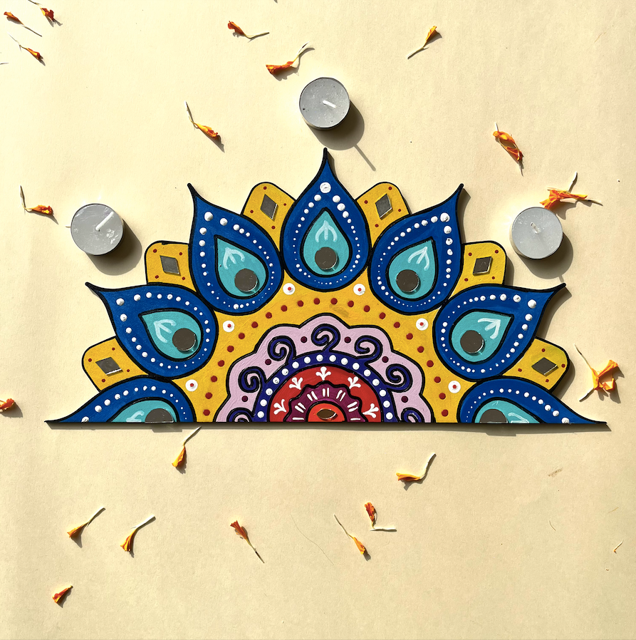 Blooming Arc Rangoli