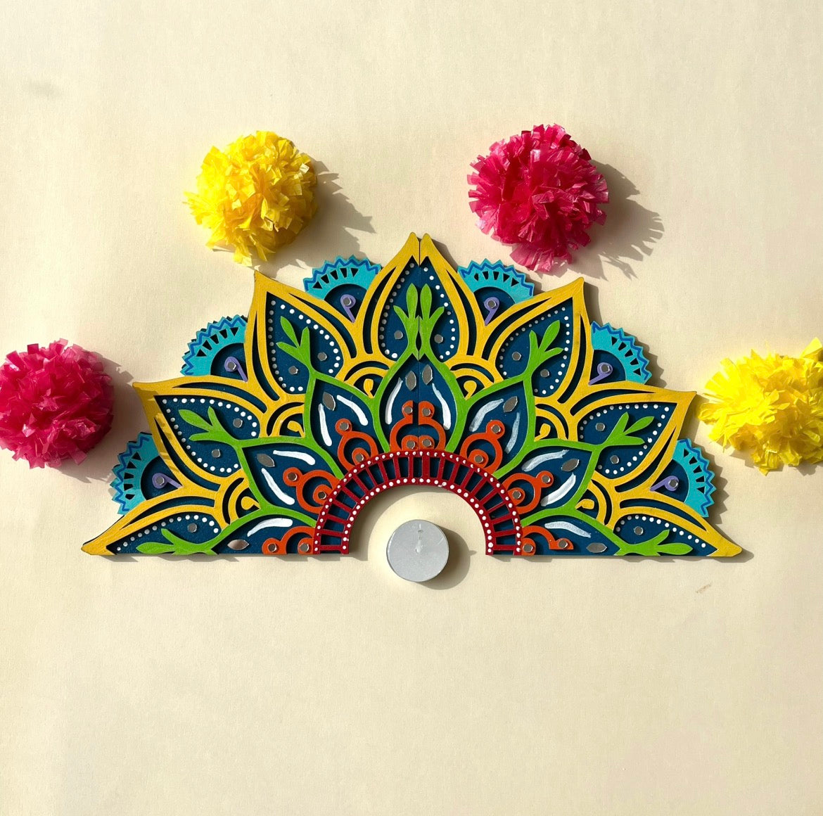 Layered Grace Rangoli