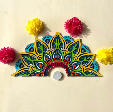 Layered Grace Rangoli