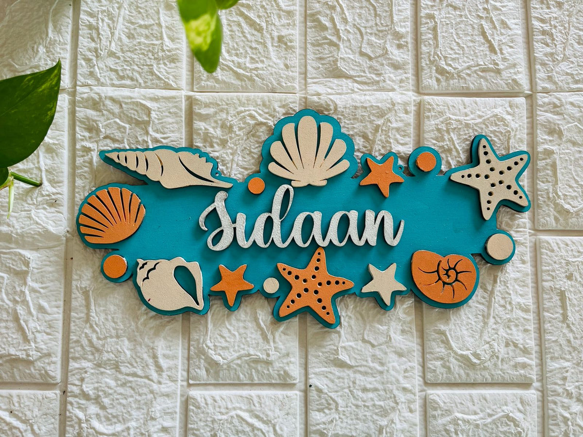Ocean theme NamePlate