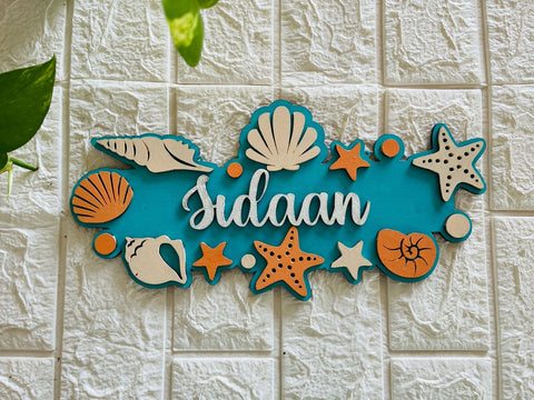 Ocean theme NamePlate